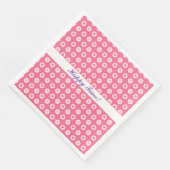 Modern Roze Collectie van de Heart Love Servet (Hoek)