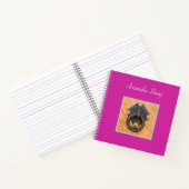 modern roze dagboek met klopper notitieboek (Binnen)