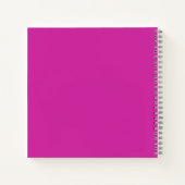  modern roze dagboek met klopper notitieboek (Achterkant)