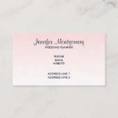 Modern Roze Dripping Glitter Fancy Elegant Visitekaartje (Achterkant)