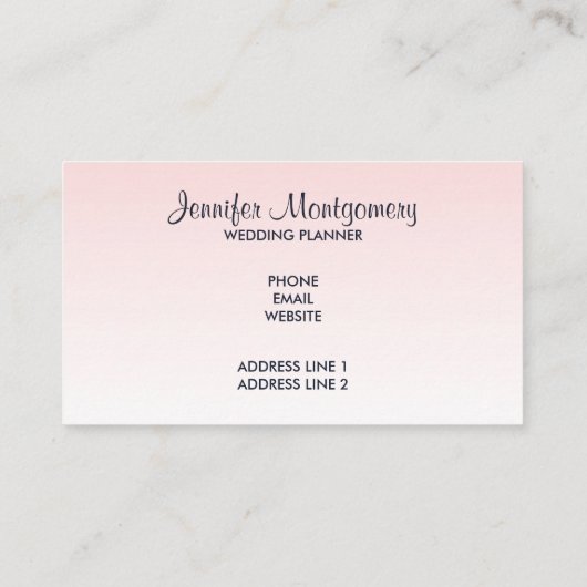 Modern Roze Dripping Glitter Fancy Elegant Visitekaartje (Achterkant)