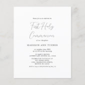 Modern roze | Eerste uitnodiging tot inschrijving  (Voorkant)