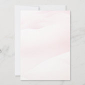 Modern Roze en Blauw Spaans Geslacht Onthullen Kaart (Achterkant)