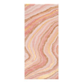 Modern roze en goud Abstract Elegant Reclamekaart (Achterkant)