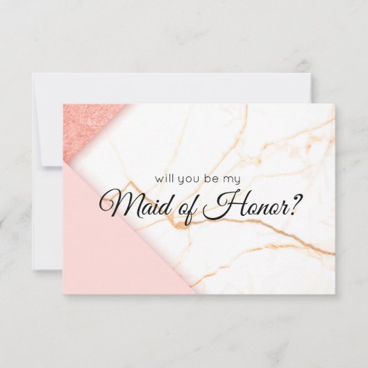 Modern Roze en Goud... ben je mijn vriendin. (Voorkant)