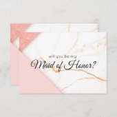 Modern Roze en Goud... ben je mijn vriendin. (Voorkant / Achterkant)