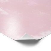 Modern Roze Fruit Smoothie Recept Food Art Poster (Hoek)