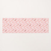 Modern roze gepersonaliseerd yogamat (Achterkant (horizontaal))