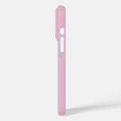 Modern roze gepersonaliseerde monogram naam - Case-Mate iPhone case (Achterkant / Links)