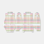 Modern roze geplateerd patroon bedankdoosjes (Uitgevouwen)