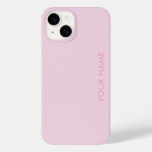 Modern Roze Girly Initiaal Minimal Monogram Hoesje