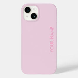 Modern Roze Girly Initiaal Minimal Monogram Hoesje