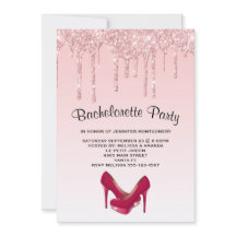 Modern roze glitter - Bachelorette op hoog niveau