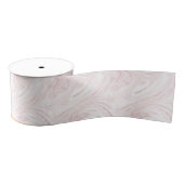 Modern Roze Glitter Marmer Grosgrain Lint (Spoel)