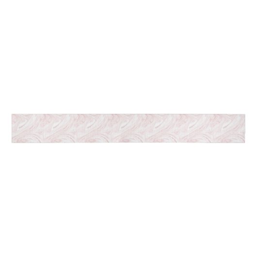 Modern Roze Glitter Marmer Grosgrain Lint (Voorkant)