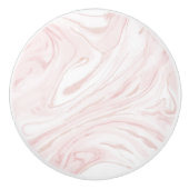 Modern Roze Glitter Marmer Keramische Knop (Voorkant)
