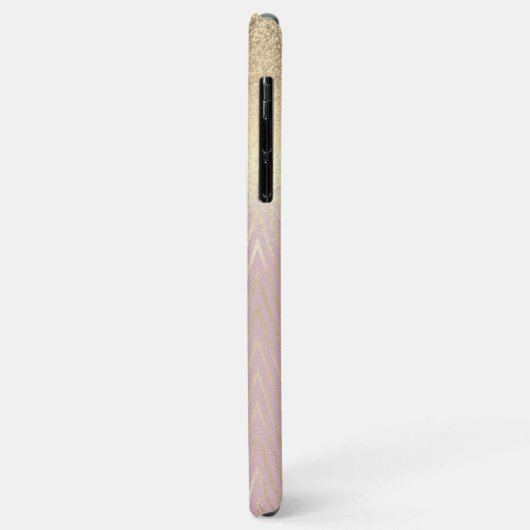 Modern Roze Goud Case-Mate iPhone Case (Achterkant/links)