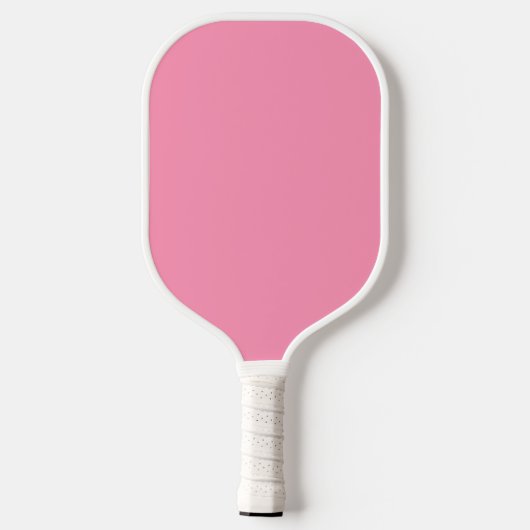Modern roze goud gepersonaliseerd pickleball paddle (Achterkant)