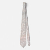 modern, roze, goud, glanzend, ombre, blos, glinste stropdas (Voorkant)