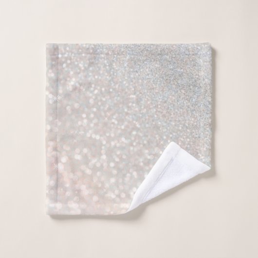 modern, roze, goudkleurig, glanzend, ombre, blush, washandje (Wasdoekje)