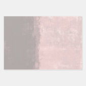 Modern Roze Grijs Mallow rustiek abstract Inpakpapier Vel (Voorkant 2)