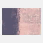 Modern Roze Grijs Mallow rustiek abstract Inpakpapier Vel (Voorkant)