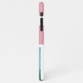 Modern Roze Happy Blessed | Fotocadeau iPhone Hoesje (Linkerkant)