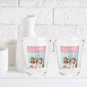 Modern Roze Happy Blessed | Fotocadeau Shot Glas