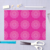 Modern Roze Heldere Mandala Art Decoupage Gift Wra Tissuepapier (Craft)