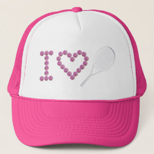 Modern Roze I Love Tennis Trucker Pet