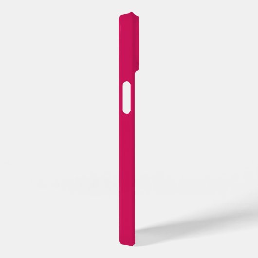Modern roze initiaal minimaal hedendaags Case-Mate iPhone case (Achterkant / Rechts)