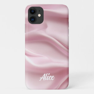  Modern Roze Iridescent w / Naam Hoesje-Mate Case-Mate iPhone Case