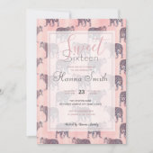 Modern roze leopard Animal Pattern (Voorkant)