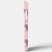 Modern roze leopard Animal Pattern Case-Mate iPhone Case (Achterkant / Links)