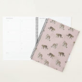 Modern Roze Leopard Oerwoud Dieren Planner (Display)