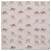 Modern Roze Leopard Oerwoud Dieren Stof (Swatch)