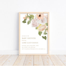 Modern roze limonade Summer Pset Welcome Sign Poster