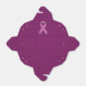 Modern roze lintontwerp bedankdoosjes (Uitgevouwen)