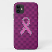 Modern roze lintontwerp Case-Mate iPhone case (Achterkant)
