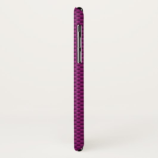 Modern roze lintontwerp Case-Mate iPhone case (Achterkant/links)