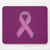 Modern roze lintontwerp muismat (Voorkant)