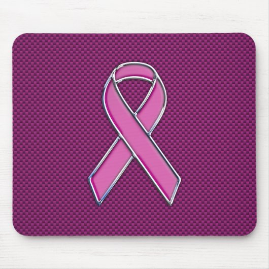Modern roze lintontwerp muismat (Voorkant)