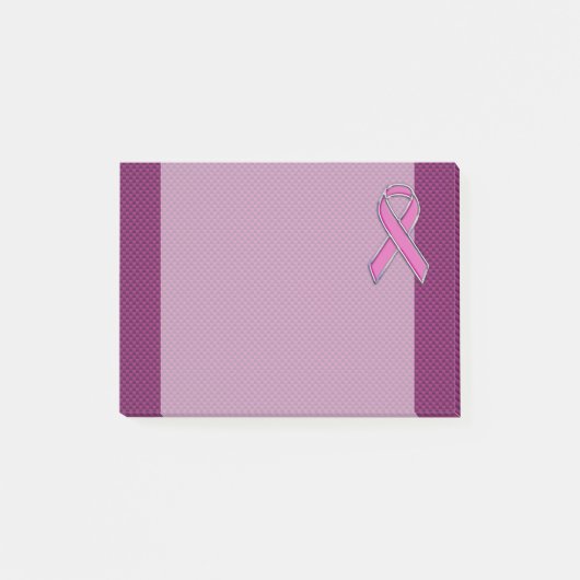Modern roze lintontwerp post-it® notes (Voorkant)