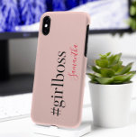 Modern Roze Meisje Boss & Name | Meisjescadeau Case-Mate iPhone Case<br><div class="desc">Introductie van de Modern Pink Girl Boss & Name collectie op Zazzle! Dit hippe en stijlvolle collectie is ideaal voor alle sterke, onafhankelijke vrouwen die hun carrière op zijn grondvesten doen en een statement maken. Of je nu zelf een meisjesbaas bent of op zoek bent naar een geweldig cadeau voor...</div>