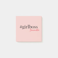 Modern Roze Meisje Boss & Name | Meisjescadeau
