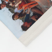 Modern Roze Monogram Gepersonaliseerde 10 Fotocoll Fleece Deken (Hoek)