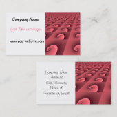 Modern roze ontwerp visitekaartje (Voorkant / Achterkant)
