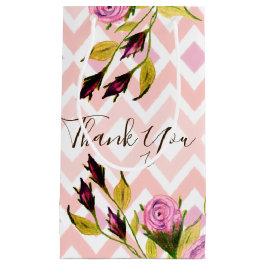 Modern roze patroon klein cadeauzakje