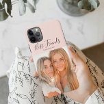 Modern Roze | Persoonlijke foto Beste vrienden Gif iPhone 11Pro Max Hoesje<br><div class="desc">Modern Pink | Personal Photo Best Friends Gift</div>