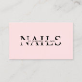 Modern, Roze, QR-code Visitekaartje (Voorkant)